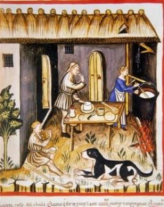 Tacuinum Sanitatis el queso en la Edad media