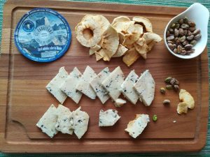 tabla de queso azul leche cruda de cabra El Cabriteru