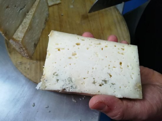 queso azul de El Cabriteru en Arenas de Cabrales