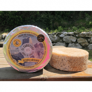 queso azul leche cruda de oveja de El Cabriteru tamaño grande corteza natural comestible