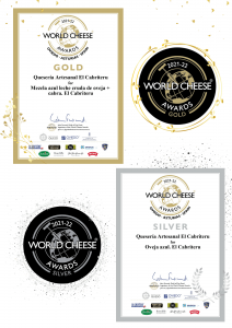 Quesería El Cabriteru medalla de oro y medalla de plata en los World Cheese Awards prensa y medios comunicación